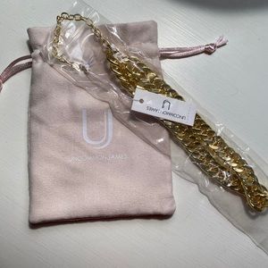 NWT Uncommon James gold link necklace